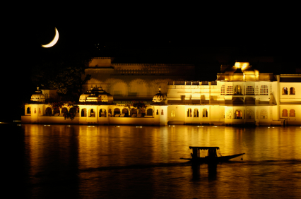 Udaipur Lake Palace at night