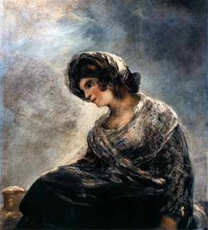 The Milkmaid of Bordeaux, attributed to Francisco Goya