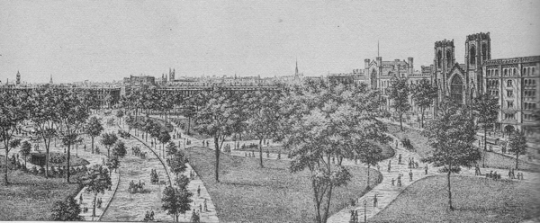 Washington Square Park in the 1880s, via Ephemeral NY