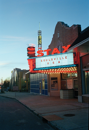 STAX marquee