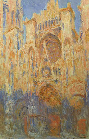 Rouen Cathedral, Facade (Sunset), 1892-1894, Oil on canvas, Musée Marmottan, Paris