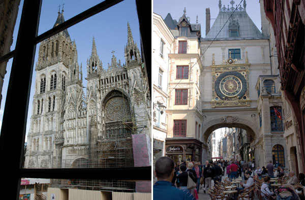 The Cathedral & Gros Hrloge in Rouen