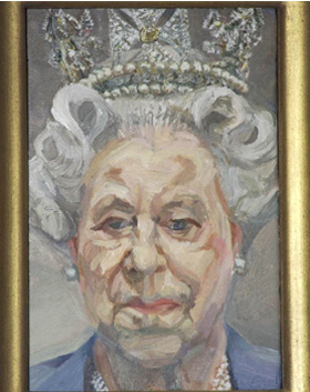 Queen Elizabeth II, c. 1999-2001, Lucian Freud